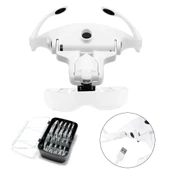 Şarjlı Gözlük Büyüteç Çalışma Büyüteci 5 Lensli 9892b2c - 5