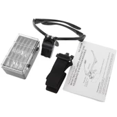 Işıklı Gözlük Büyüteç 5 Farklı Lens 9892b - 4