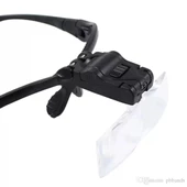 Işıklı Gözlük Büyüteç  5 Farklı Lens 9892b - 7