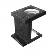 Katlanır Plastık,led Işıklı Test Cıhazı Büyüteç 2.5x90mm - 2