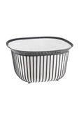 Linea Kare Çizgi Desenli Kase 4 Lt Royaleks-BNM-3712 - 1