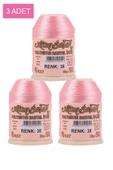 3 Adet Altınbaşak Oya ve Dantel İpi 20 gr - Royaleks - No: 038 - 1