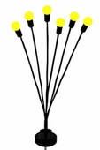 2'li Bahçe Çiti 6'lı Renkli Güneş Enerjili Led Lamba Royaleks-1085 - 1