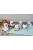 Floral Porselen Kahve Fincanı Royaleks-82454 - 1