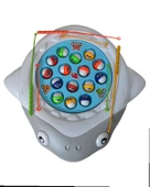 Ctoys Neşeli Balıklar Sesli ve Hareketli Balık Tutma Oyunu 9989 - 2