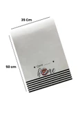 Valerine Life Kişiye İsme Özel Queen Home Çizgili Mutfak Kurulama ve Fırın Beyaz El Havlusu %100 Pamuklu 35x50cm - 2