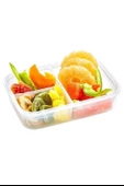 3 Bölmeli Kilitli Kapaklı 1 Litre Erzak Saklama Kabı Lc-510 - 6