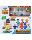 Micromax 297 Parça Block Set Figür ve Plaka Kutulu 02 036 - 1