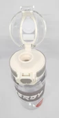 Shotay DL-24635 700ML Pipetli-Pipetsiz Tritan Beyaz Şeffaf Matara Taşıma Aparatlı - 3