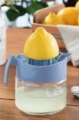 300ml Cam Hazneli Pratik Limon Narenciye Sıkacağı Kc-405 - 5