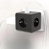 Isıya Dayanıklı Termal Akım Korumalı Ve Çocuk Korumalı 3 Priz Girişli 3 Usb Girişli Küp Priz - 1