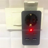 Isıya Dayanıklı Termal Akım Korumalı 1 Priz Girişli 2 Usb Girişli 2 Type-c Girişli Pirz - 2