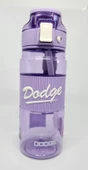 Shotay DL-24637 670ML Pipetli-Pipetsiz Tritan Mor Şeffaf Matara Taşıma Aparatlı - 3