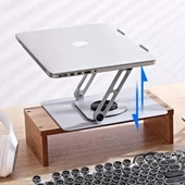 360 Derece Dönebilen Hava Aldıran Laptop Standı - 5