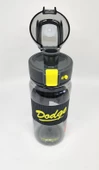 Shotay DL-24637 670ML Pipetli-Pipetsiz Tritan Siyah Şeffaf Matara Taşıma Aparatlı - 2