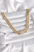 Gold Renk VIP Exclusive Seri Gurmet Model Kadın Kolye - EBJ241109W28956 - 2