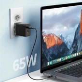 65w Hızlı Şarj Edebilen Type C Uçlu Şarj Aleti - 2