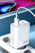 120w Usb Hızlı Type C Uçlu Kablolu Şarj Aleti - 8
