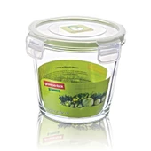 Glassco-lock Temperli Kilitli Cam Yuvarlak Saklama Kapları 3 adet  920cc - 840cc - 670cc  Sızdırmaz, Cam thumbnail 5