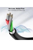 Type-c To 3.5 mm Aux Audio Kablo Araç İçi Uyumlu Aux Kablosu Araç İçi Dönüştürücü - 5