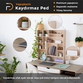 Furndiy Kendinden Yapışkanlı Yuvarlak Kaydırmaz 20 mm Siyah 50 Parça - 6