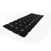Furndiy Kendinden Yapışkanlı Kare Keçe 20 mm x 20 mm Siyah 40 Parça - 2