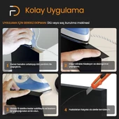 Furndiy Siyah Melamin Tutkallı Kenar Bandı 20 mm x 10 mt - 3