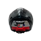 KASK SWAY SW 865 TITAN Black White Red GÜNEŞ GÖZLÜKLÜ thumbnail 5