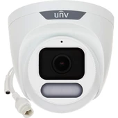 UNV 4MP DOME 2.8MM IPC3624LE-ADF28K-WP 30metre IP Güvenlik Kamerası Wıse-ISP Colorhunter Sesli thumbnail 1