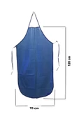 Smax Pvc Su Geçirmez Kadın Erkek Mutfak Kasap Önlüğü Iş Işçi Önlüğü Mavi 120cm Boy - 2
