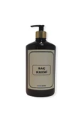 Smax Amber Cam Görünümlü Plastik Şişe Pompalı 1000 Ml Saç Kremi Etiketli - 1