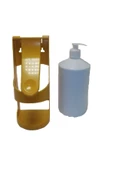 Smax Dirsek Temaslı Pompalı Sabunluk Dezenfektan Duvar Aparatı 1000ml - 1