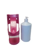 Smax Dirsek Temaslı Pompalı Sabunluk Dezenfektan Duvar Aparatı 1000ml - 2