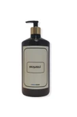 Smax Amber Cam Görünümlü Plastik Şişe Pompalı 1000 Ml Duş Jeli Etiketli - 1