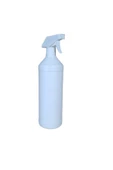 TUR-AY KİMYA 1000ml Tetikli Sprey Şişesi, Çiçek Sulama Spreyi Boş Şişe Uzun Beyaz - 1