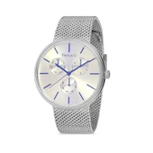 Ferrucci FC 13352H İki Renk Seçeneği Hasır Kordon Erkek Kol Saati Gümüş (Silver) thumbnail 1