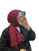 JAKARLI YARIM AY DESENLİ ŞAL 1050 - 4