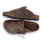 BİRKENSTOCK BOSTON UNISEX TERLİK KAHVE thumbnail 2