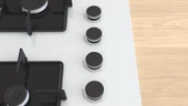 Bosch POH7C2P30O Wok Gözlü Beyaz Cam Ankastre Ocak - 2