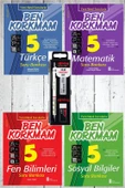 Ata 5.Sınıf Ben Korkmam Türkçe-Matematik-Fen Bilimleri-Sosyal Bilgiler+Rotring Kalem Seti Hediyeli - 1
