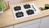Bosch POH7C2P30O Wok Gözlü Beyaz Cam Ankastre Ocak - 4