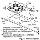 Bosch POH7C2P30O Wok Gözlü Beyaz Cam Ankastre Ocak - 6