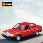 Burago 1/24 Mercedes Benz 190E 2.6 Model Araç Kırmızı 17,7cm x 5,5cm x 7,3cm - 3