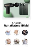 Torima BX-720 Siyah Darbeli Titreşimli Şarjlı Sporcu Masaj Tabancası Masaj Aleti Kas Egzersiz Aleti - 3