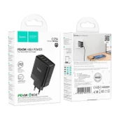 HOCO C127A PD45W 3 USB + 1 Type-C Girişli Hızlı Şarj Adaptörü Başlığı - 2