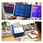 NPO NPM20 15.4" FHD 1080p IPS Type-C Taşınabilir Dizüstü 2'li Monitör Çoklayıcı Notebook Monitör - 8