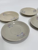 Seramik 6'lı Kahve Fincan Tabağı (Model 1) - 3