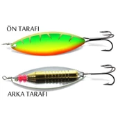 Captain 6065 Turna Kaşığı 17 gr Hunter Tiger Döner Kaşık Metal Sahte Yem Pervane  Kaşık thumbnail 2