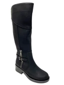 Leona 2701-E Deri Trend Fashion Kadın Çizme - 1