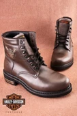 Harley Davidson Gibson Hakiki Deri Erkek Bot - 7